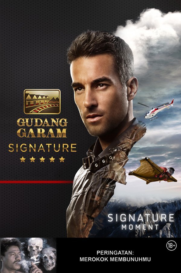 iklan gudang garam signature terjun payung signature moment robby agus